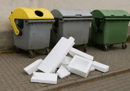 Češi neumí recyklovat polystyren, ten končí ve směsném odpadu nebo vedle popelnic
