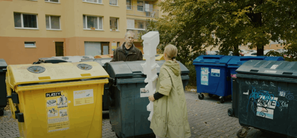 Kam s obaly z pěnového polystyrenu?