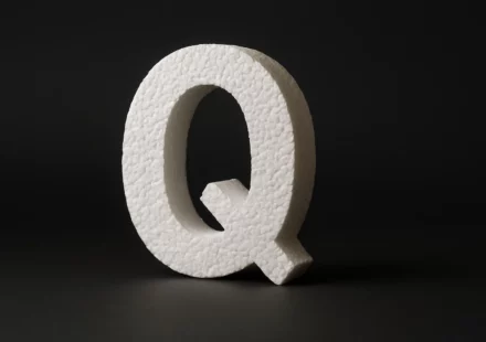 Kvalitní polystyren je označen logem „Q“