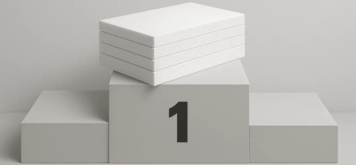 Polystyren má lepší tepelně izolační vlastnosti než jiné materiály