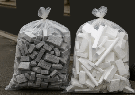 Recyklace polystyrenu a nakládání s odpady