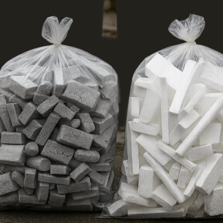 Recyklace polystyrenu a nakládání s odpady