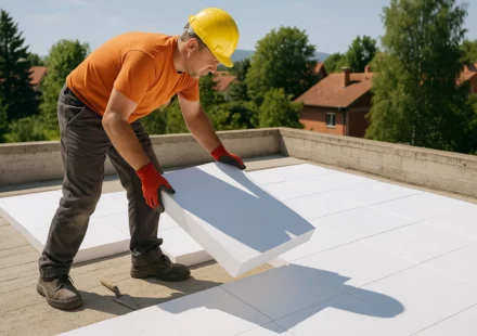 Instalace, aplikace a závady při provádění polystyrenu