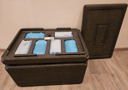 Termobox z pěnového polystyrenu (EPS) s chladicími akumulátory