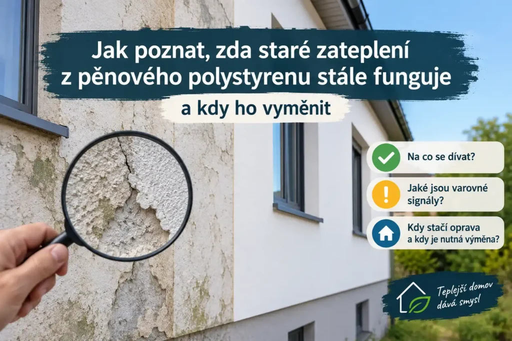 Jak poznat staré zateplení z pěnového polystyrenu (EPS)