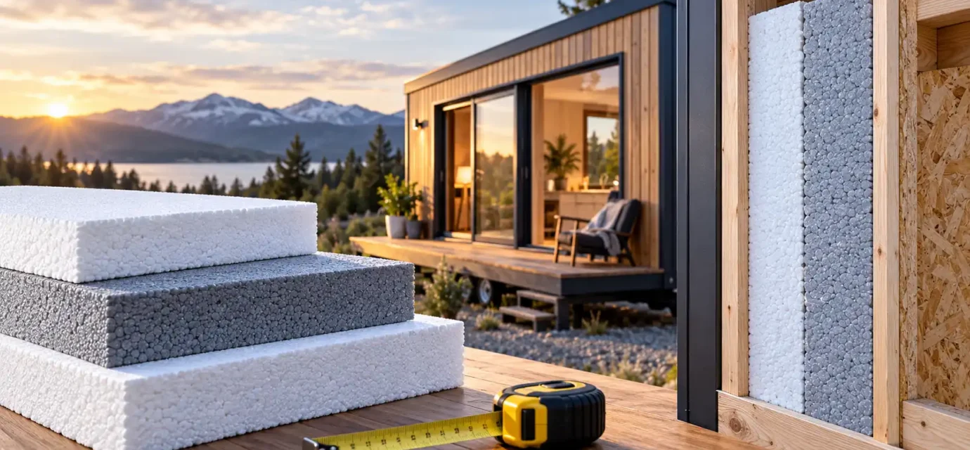 Jakou tloušťku pěnového polystyrenu (EPS) zvolit pro tiny house